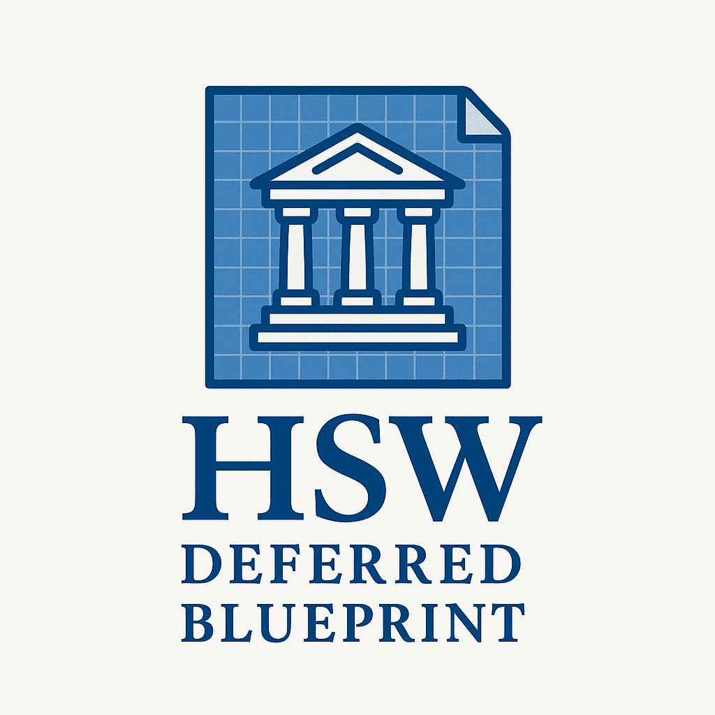 HSW Deferred Blueprint logo