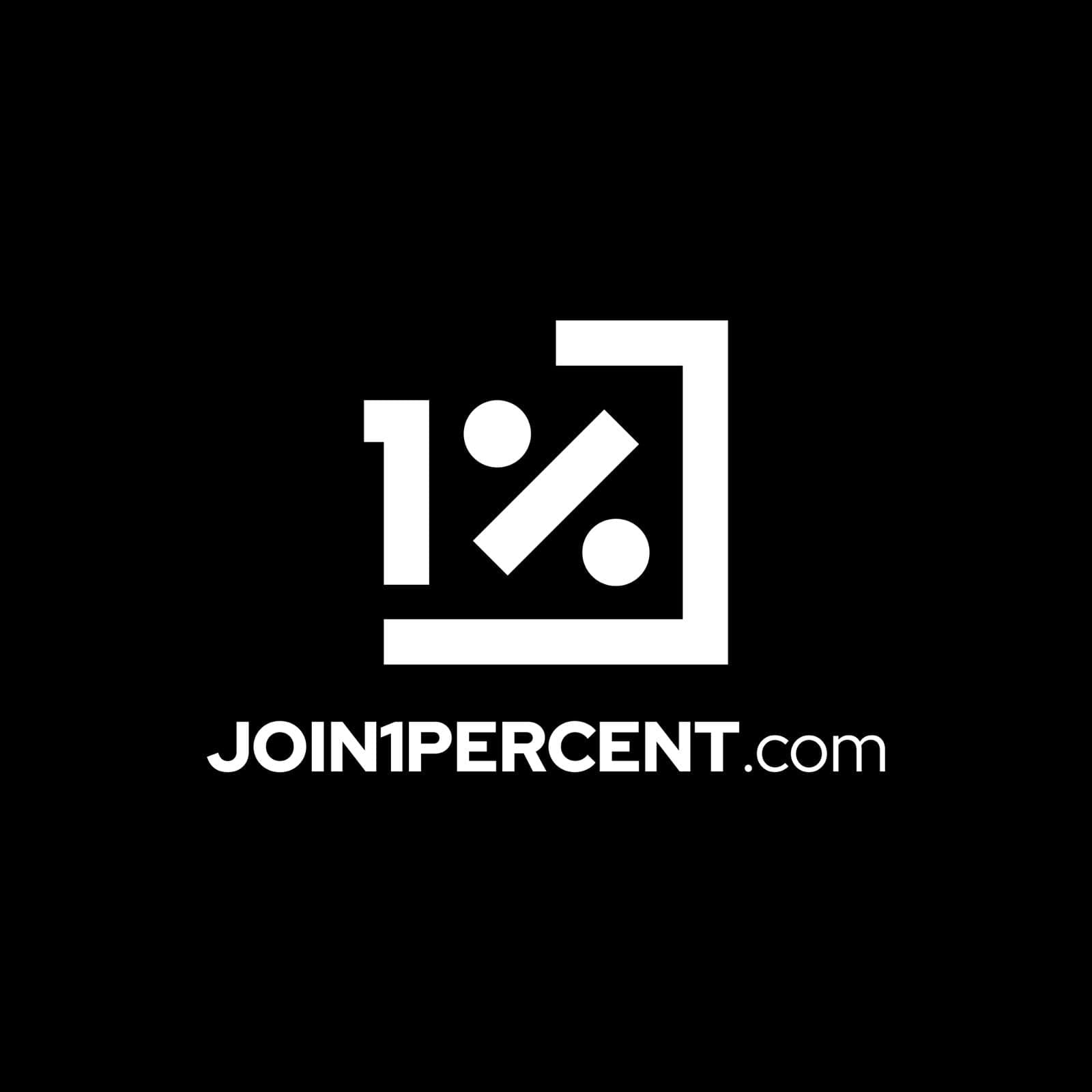 The 1% logo