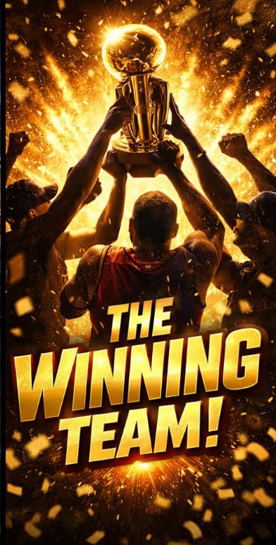 The winning team logo
