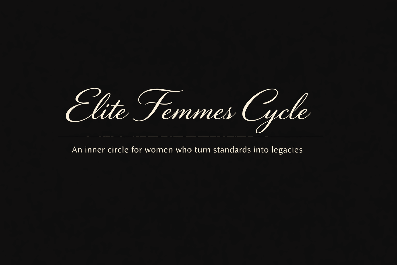 Elite Femmes Cycle logo