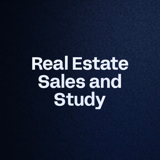Real Estate Sales and Study logo