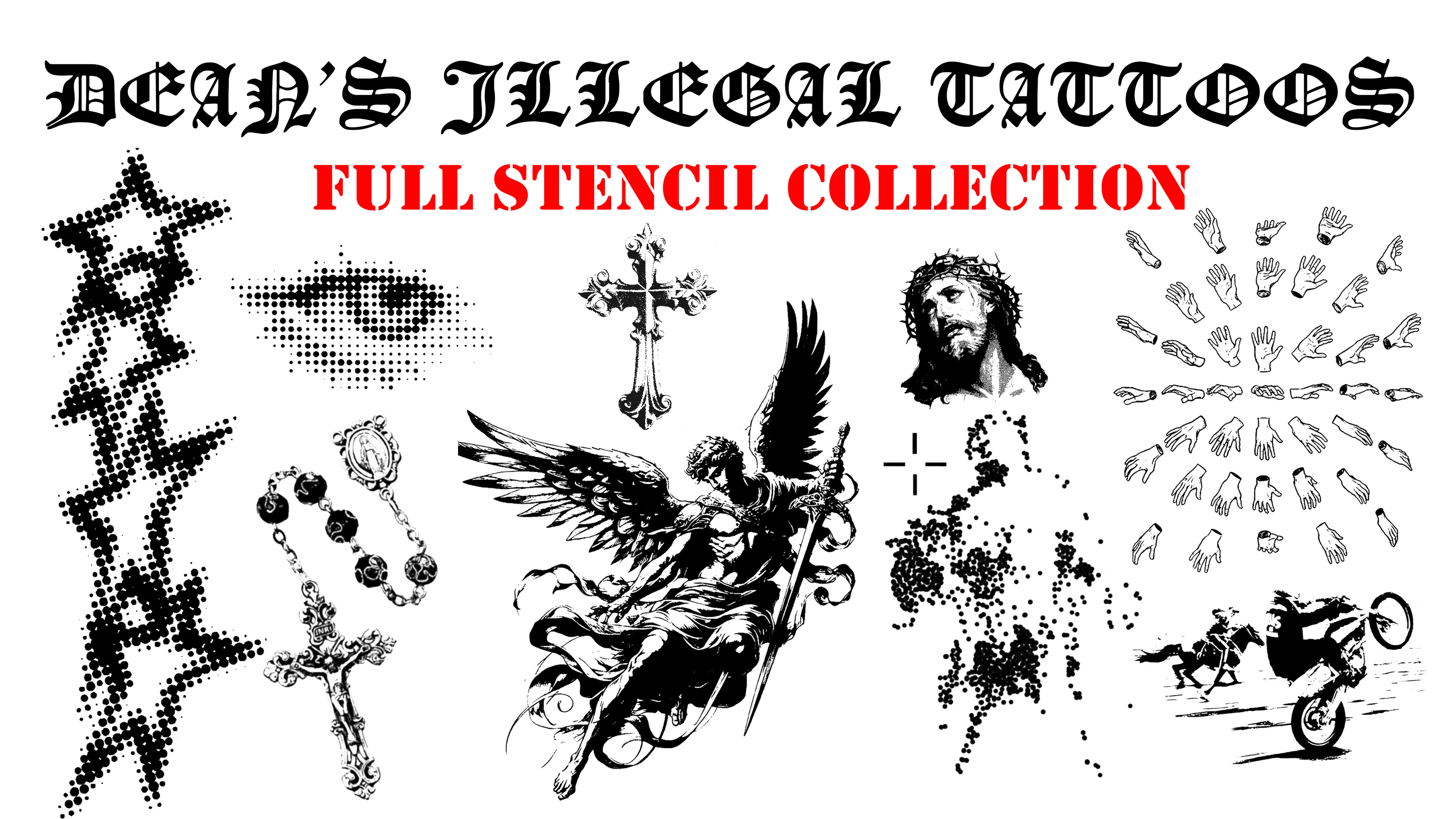 Dean's Tattoo Stencils logo