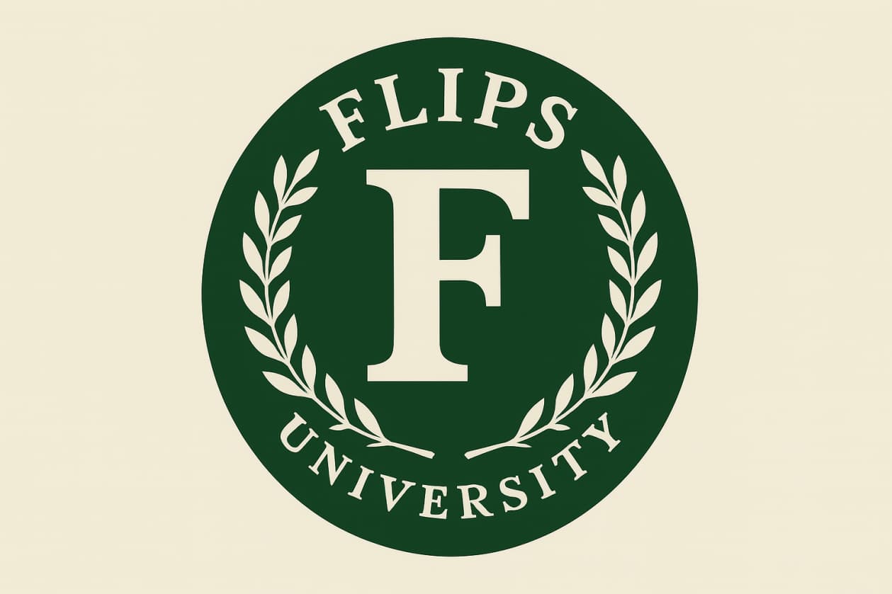 Flips University logo